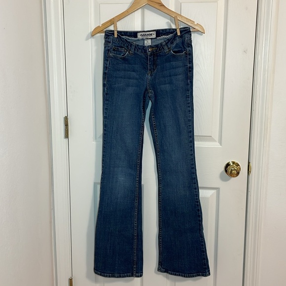 Vintage Garage Bootcut Jeans, stretchy blue, 28 - Picture 5 of 8